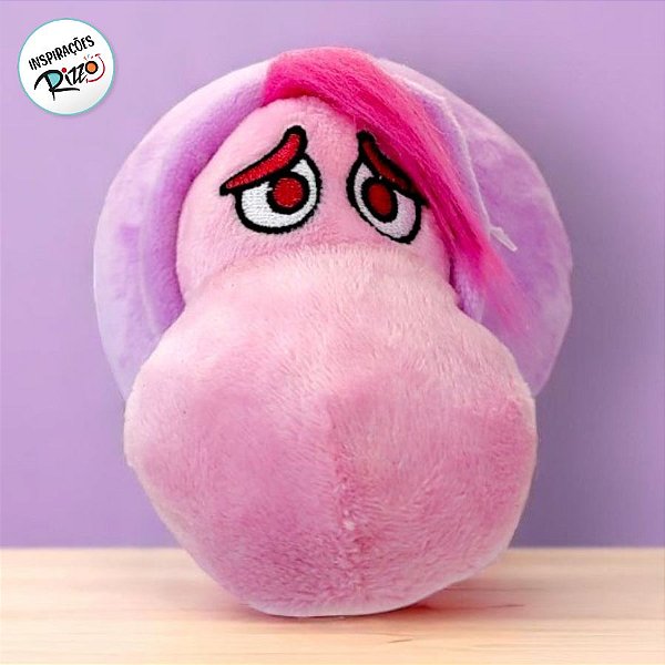 Brinquedo Squish Pelúcia - Vergonha - Divertidamente - 11cm  - 1 unidade - Disney Original - Rizzo