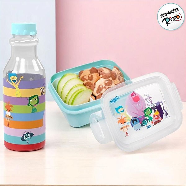 Conjunto Marmita Hermética e Garrafa - Divertidamente - 1 unidade - Disney Original - Rizzo