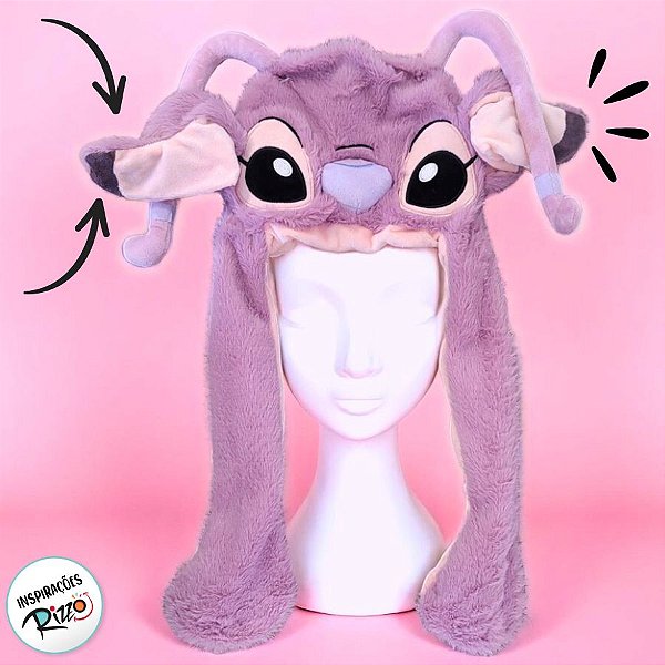 Touca Orelha Angel com Movimento - 1 unidade - Disney Original - Rizzo