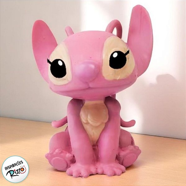 Mini Figura Colecionável - Angel - 5cm - 1 unidade - Disney Original - Rizzo