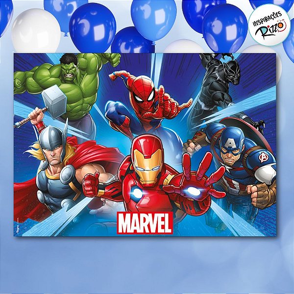 Painel Decorativo - Vingadores - 1 unidade - Disney Original - Rizzo