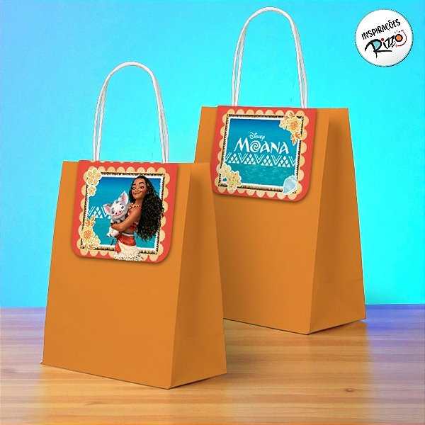 Fechamento Para Sacola - Moana - 8 unidades - Disney Original - Rizzo