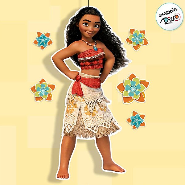 Cartaz Personagem Articulado - Moana - 1 unidade - Disney Original - Rizzo