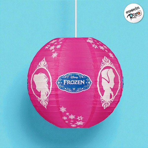 Lanterna Decorativa de Papel - Frozen - 1 unidade - Disney Original - Rizzo