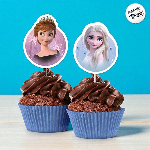 Pick Decorativo para Doces - Frozen - 8 unidades - Disney Original - Rizzo
