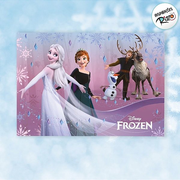 Painel Decorativo - Frozen - 1 unidade - Disney Original - Rizzo