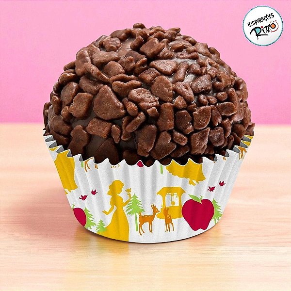 Forminha para Brigadeiro N°5 Branca de Neve - 100 unidades - Disney Original - Rizzo