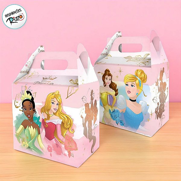 Caixa Surpresa - Princesas - 9x10cm - 4 unidades - Disney Original - Rizzo