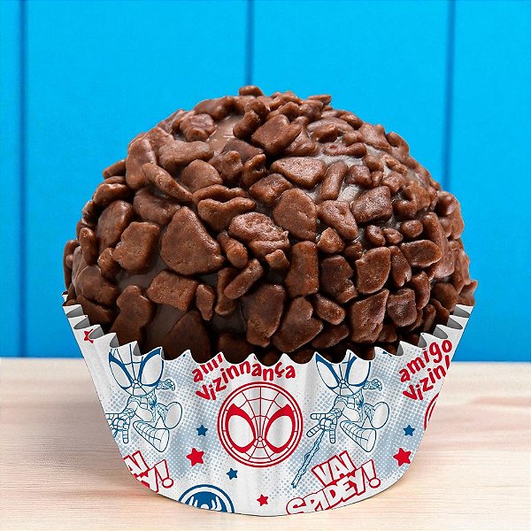 Forminha para Doces - Spidey e Seus Amigos - Número 5  - 100 unidades - Disney Original - Rizzo