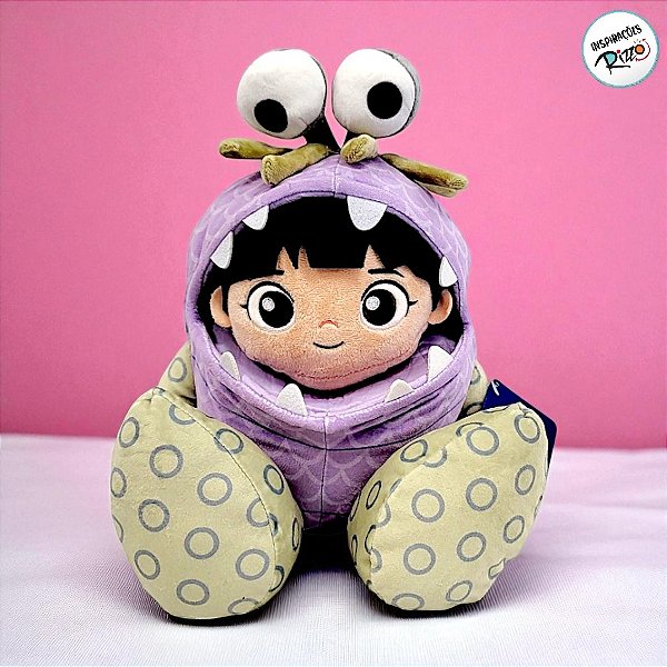 Pelúcia Boo Big Feet - Monstros SA - 30cm - 1 unidade - Disney Original - Rizzo