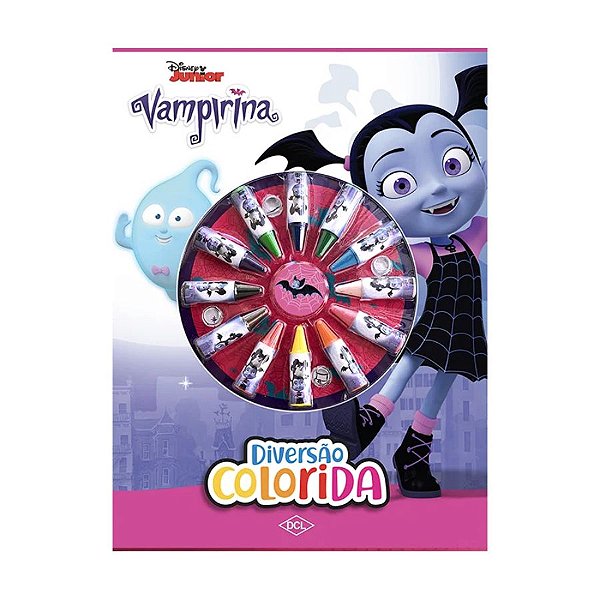Kit Para Ler e Colorir Vampirina - Disney Original - 1 unidade - Rizzo