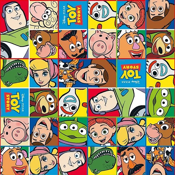 Folha para Ovos de Páscoa Toy Story 69x89cm - 5 unidades - Disney Original - Cromus