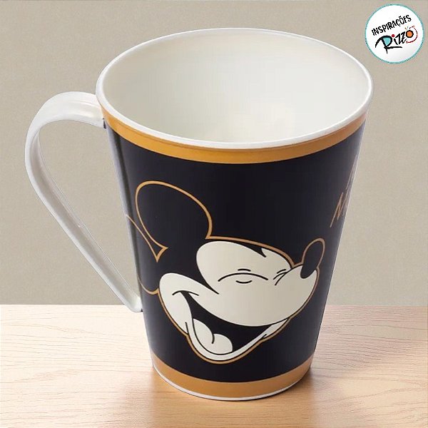 Caneca de Plástico Mickey Mouse - 360ml - 1 unidade - Disney Original - Rizzo
