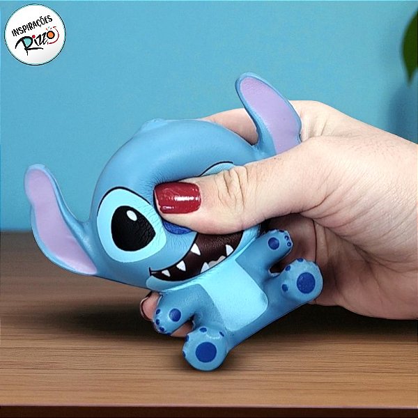 Brinquedo Squish Borracha - Stitch - 7cm - 1 unidade - Disney Original - Rizzo