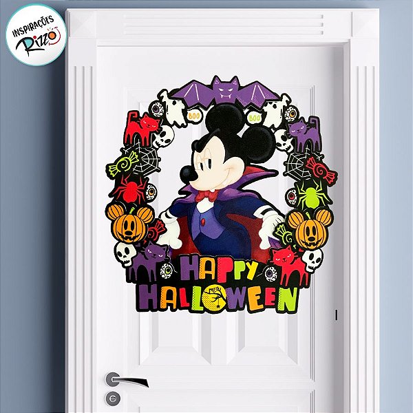Enfeite de Pendurar - Mickey Mouse Halloween - 30x30cm - 1 unidade - Disney Original - Rizzo