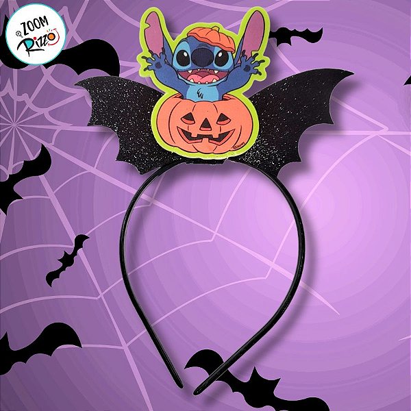 Tiara Halloween Stitch - 1 unidade - Disney Original - Piffer