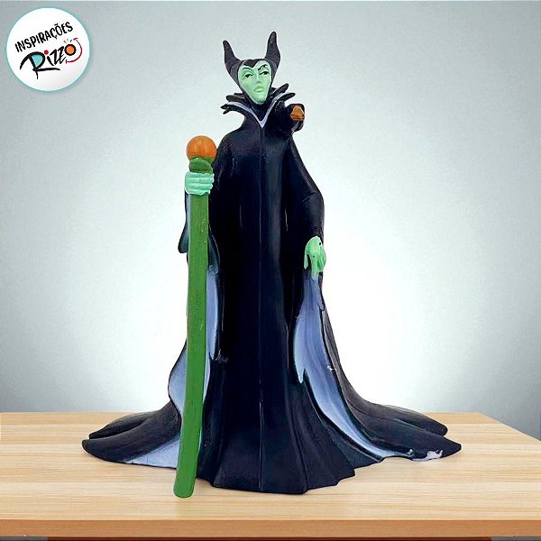 Mini Figura Colecionável - Malévola - Vilões - 5cm - 1 unidade - Disney Original - Rizzo