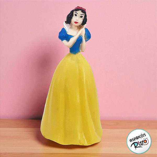 Mini Figura Colecionável - Princesa Branca de Neve - 8cm - 1 unidade - Disney Original - Rizzo