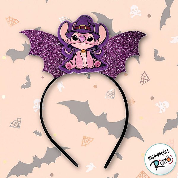Tiara Halloween Angel Bruxinha - 1 unidade - Disney Original - Rizzo