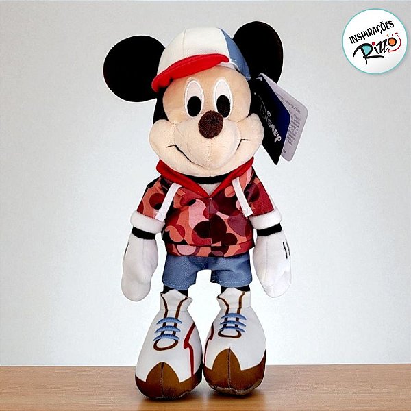 Pelúcia Mickey de Moletom - 30cm - 1 unidade - Disney Original - Rizzo