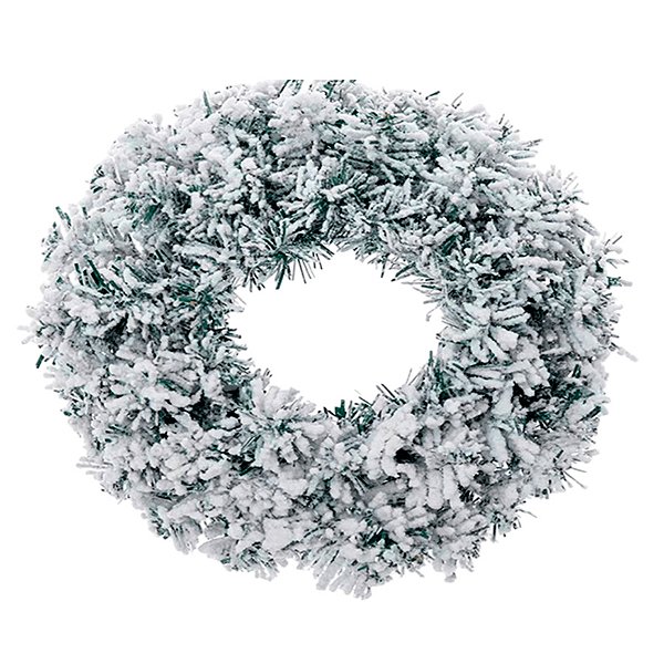 Guirlanda de Natal Nevada - 90cm - Ref. RZO404 - 1 unidade - Rizzo