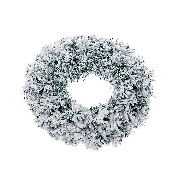 Guirlanda de Natal Nevada - 45cm - Ref. RZO402 - 1 unidade - Rizzo