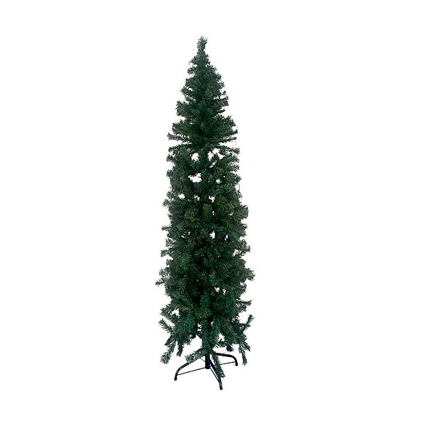 Árvore de Natal Modelo Manjericão Slim - 436 galhos - 180cm - Ref. RZO362 - 1 unidade - Rizzo