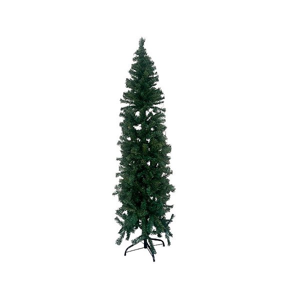 Árvore de Natal Modelo Manjericão Slim - 298 galhos - 150cm - Ref. RZO361 - 1 unidade - Rizzo