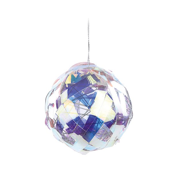 Enfeite de Pendurar - Bola Nacarado - 10cm  - 1 unidade - Cromus - Rizzo