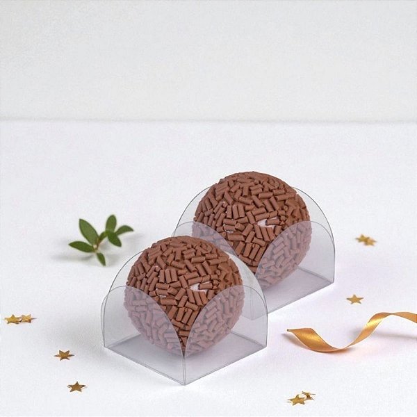 Mini Porta Forminha - Cristal - 3x3x2,25cm - 50 unidades - Regina - Rizzo