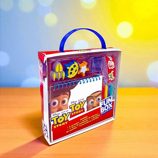 Kit Para Colorir Caixinha Divertida - Toy Story - 10 Itens - 1 unidade - Disney Original - Editora DCL