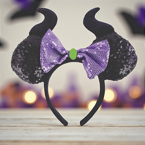 Tiara Minnie Vilã -  1 unidade - Cromus - Disney Original - Rizzo