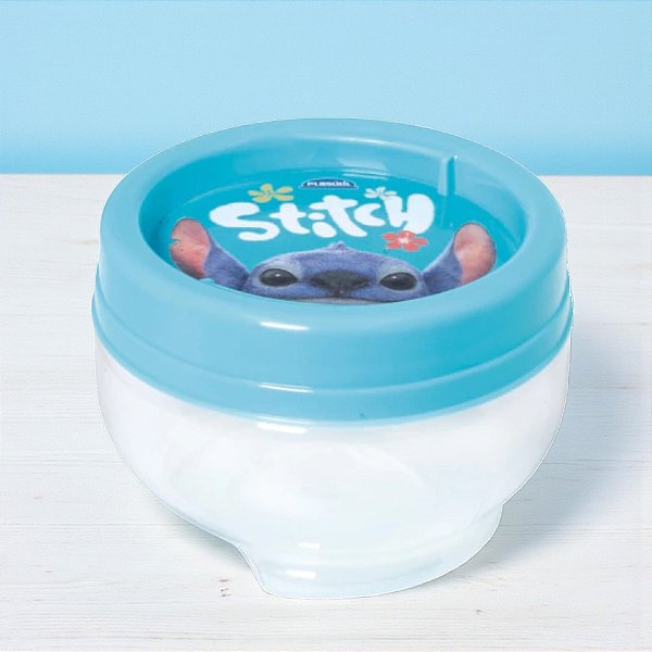 Porta Condimentos de Rosca Stitch - 155ml - 5x7cm - 1 unidade - Disney Original - Plasútil