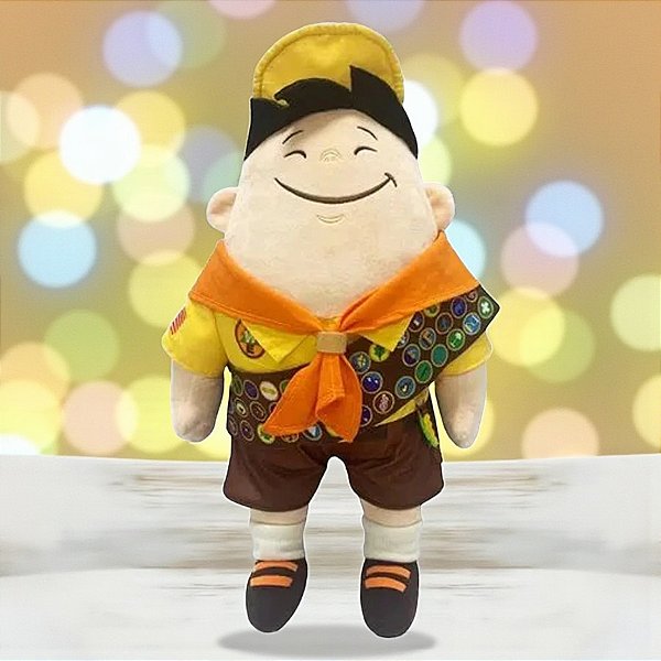 Pelúcia Russell 40cm - Up Altas Aventuras - 1 unidade - Disney Original - Fun