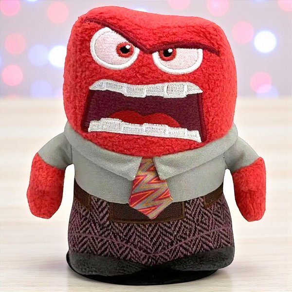 Pelúcia de Ombro - Raiva - Divertidamente - 10cm - 1 unidade - Disney Original - Fun