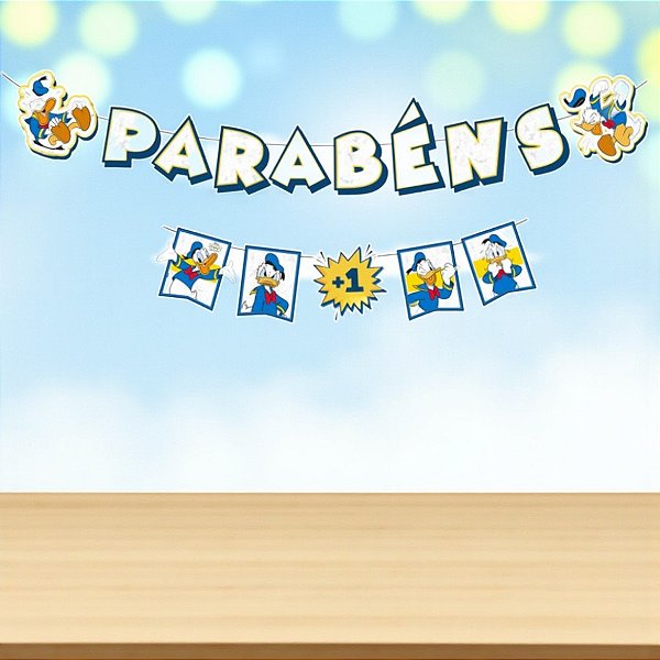 Faixa Decorativa - Pato Donald - 2 unidades - Disney Original - Regina