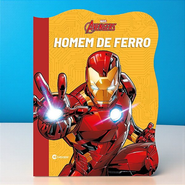 Livro Ilustrado - Homem de Ferro - 28x21cm - 1 unidade - Disney Original - Culturama
