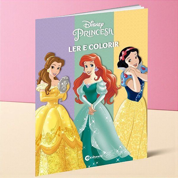 Livro Ler e Colorir - Princesas da Disney - 1 unidade - Disney Original - Culturama