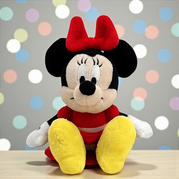 Pelúcia de Ombro - Minnie Mouse - 10cm - 1 unidade - Disney Original - Fun