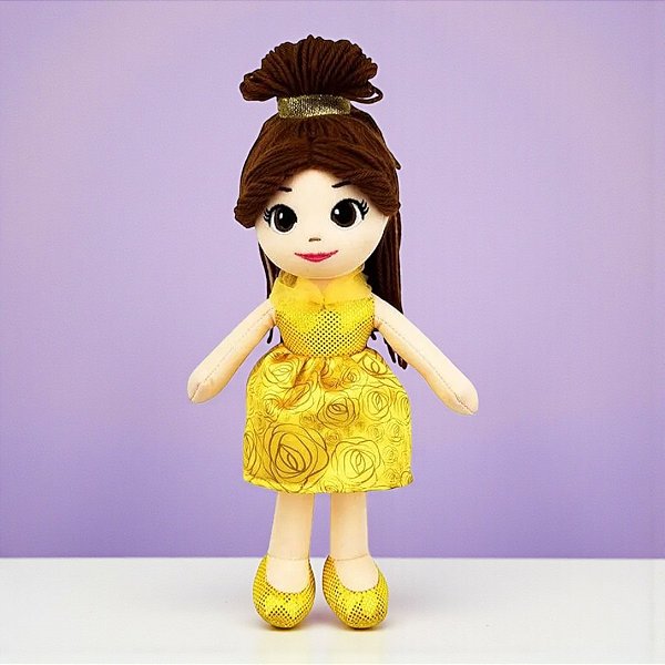 Boneca Bela de Pano - Princesas Disney - 28cm - 1 unidade - Disney Original - Toyng