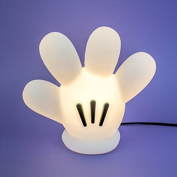 Luminária Luva Mickey - 26cm - 1 unidade - Disney Original - Usare