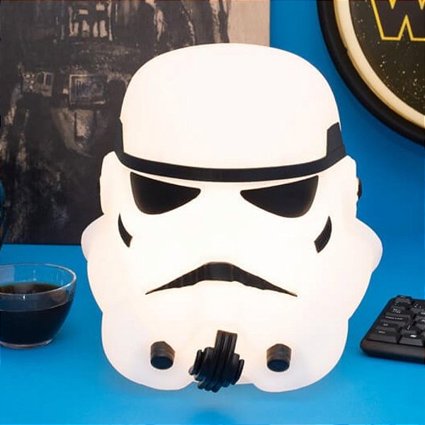 Luminária Stormtrooper - Star Wars - 28,5cm - 1 unidade - Disney Original - Usare
