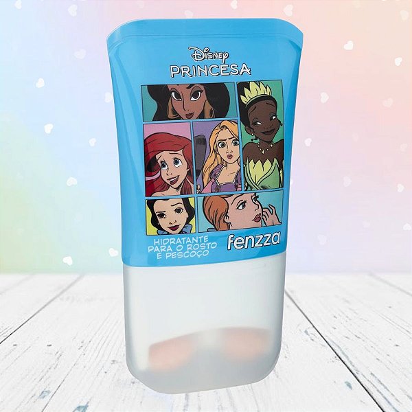 Hidratante para o Rosto e Pescoço - Princesas - 105g - 1 unidade - Disney Original - Fenzza