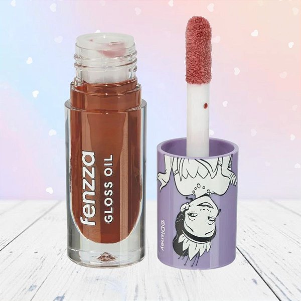 Gloss Oil - Tiana - Princesas - 4,3g - 1 unidade - Disney Original - Fenzza