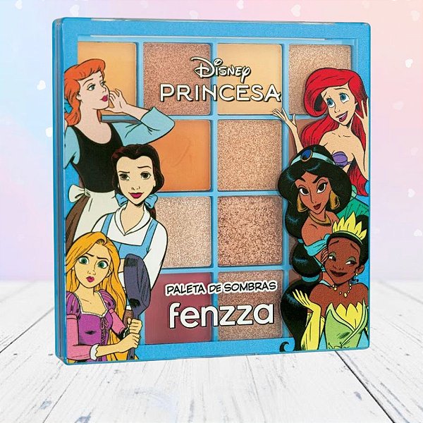 Paleta de Sombras - Once Upon a Time - Princesas - 13,2g - 1 unidade - Disney Original - Fenzza