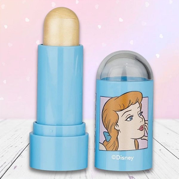 Iluminador Stick - Princesas - Crystal - 7g - 1 unidade - Disney Original - Fenzza