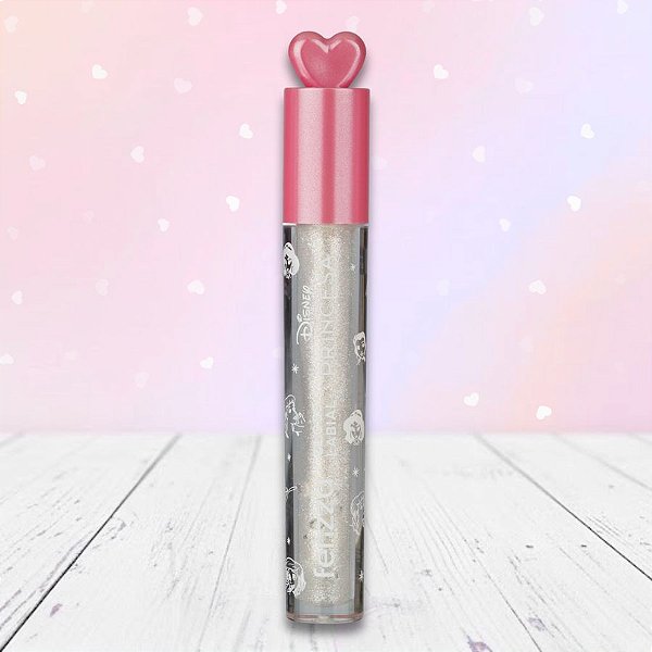 Gloss Labial - Princesas - Crystal Wish - 2,8g - 1 unidade - Disney Original - Fenzza