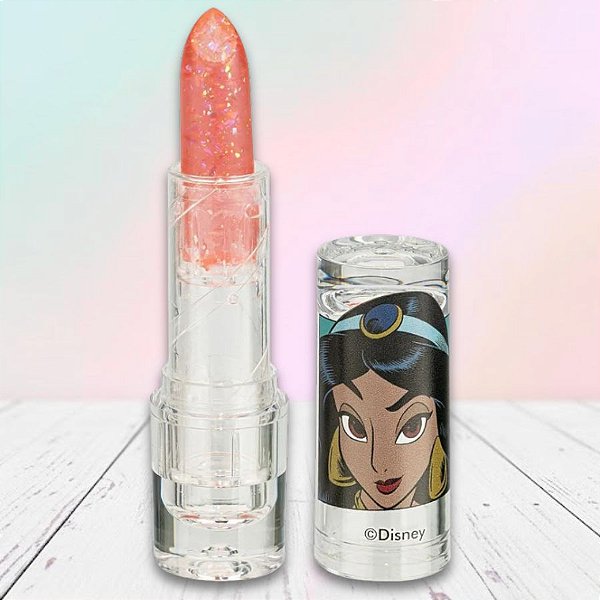 Batom Mágico em Bala - Jasmine - Princesas - 3,1g - 1 unidade - Disney Original - Fenzza