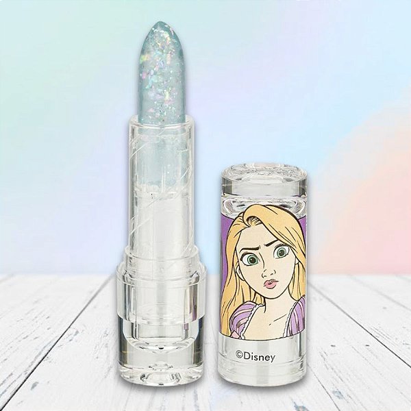 Batom Mágico em Bala - Rapunzel - Princesas - 3,1g - 1 unidade - Disney Original - Fenzza
