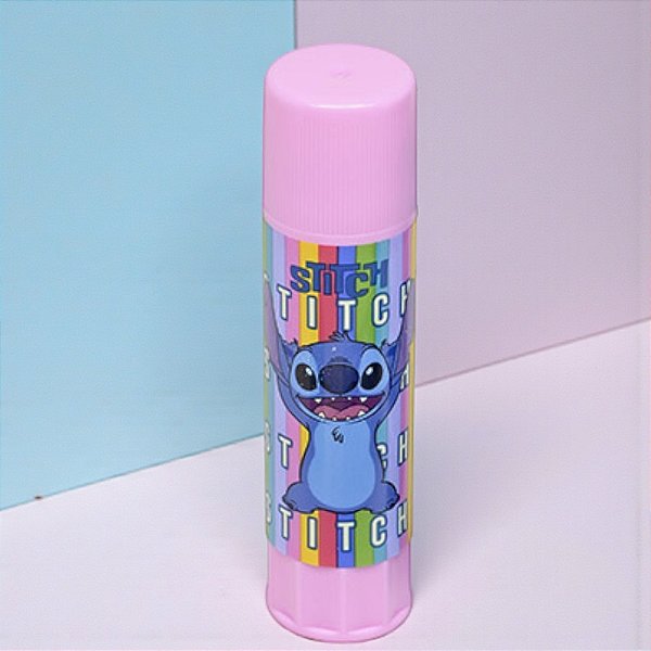 Cola Bastão Stitch - Rosa - 9g - Disney Original - 1 unidade - Molin